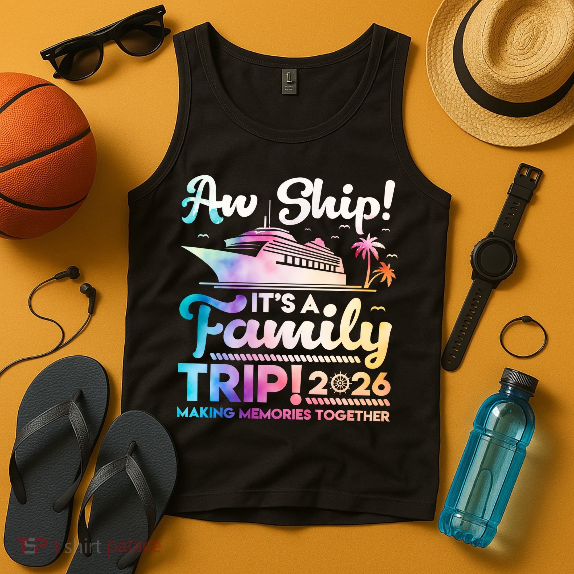 Aw Ship Family Trip 2026 Cruise Vacation Tank Top