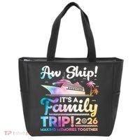 Aw Ship Family Trip 2026 Cruise Vacation Tote Bag thumb 0