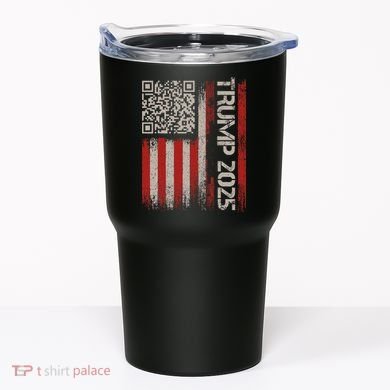 Funny Trump 2025 Qr 4547 Dancing Code Usa Flag We The Tumbler