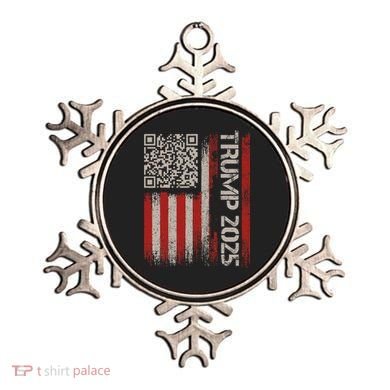 Funny Trump 2025 Qr 4547 Dancing Code Usa Flag We The Ornament