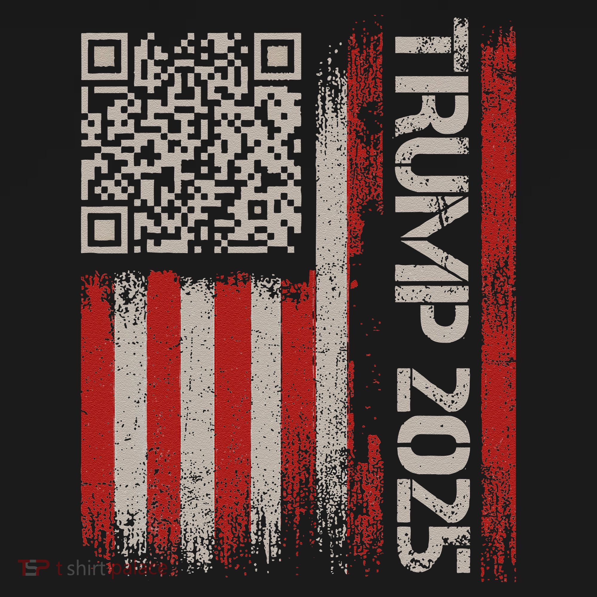Funny Trump 2025 Qr 4547 Dancing Code Usa Flag We The Ornament