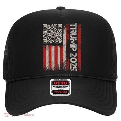 Funny Trump 2025 Qr 4547 Dancing Code Usa Flag We The Hat