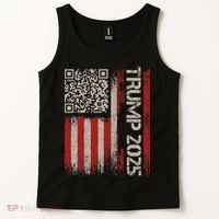 Funny Trump 2025 Qr 4547 Dancing Code Usa Flag We The Tank Top thumb 2