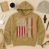 Funny Trump 2025 Qr 4547 Dancing Code Usa Flag We The Hoodie thumb 3