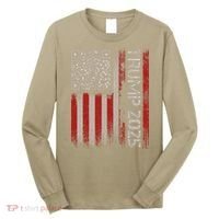 Funny Trump 2025 Qr 4547 Dancing Code Usa Flag We The Long Sleeve Shirt thumb 0