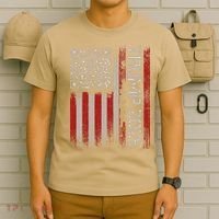Funny Trump 2025 Qr 4547 Dancing Code Usa Flag We The T-Shirt thumb 6