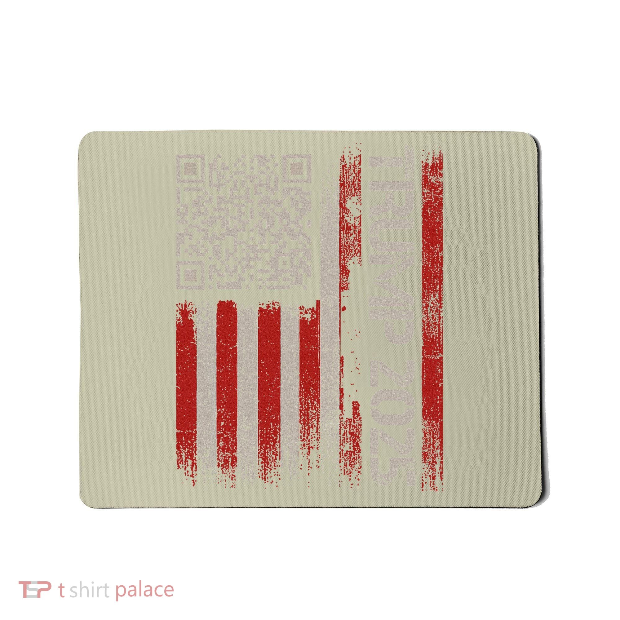 Funny Trump 2025 Qr 4547 Dancing Code Usa Flag We The Mousepad