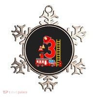 Fire Truck 3rd Birthday Boy 3 Year Old Firefighter Ornament thumb 0
