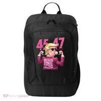 Funny Trump 45 47 Bubble Pin.K Qr Dancing Code City Backpack thumb 0
