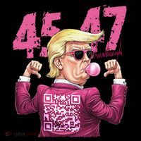 Funny Trump 45 47 Bubble Pin.K Qr Dancing Code Backpack thumb 2