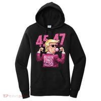 Funny Trump 45 47 Bubble Pin.K Qr Dancing Code Women's Hoodie thumb 0