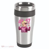 Funny Trump 45 47 Bubble Pin.K Qr Dancing Code 16oz Travel Tumbler thumb 0