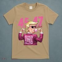 Funny Trump 45 47 Bubble Pin.K Qr Dancing Code T-Shirt thumb 5