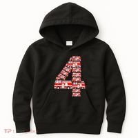 Fire Truck 4th Birthday 4 Year Old Firefighter Kids Hoodie thumb 0