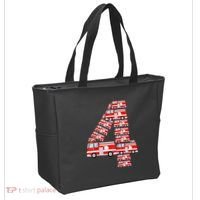 Fire Truck 4th Birthday 4 Year Old Firefighter Tote Bag thumb 2