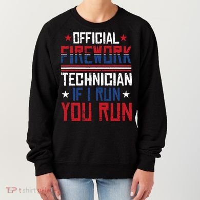 Firework Technician 4th Of July Funny USA Pyrotechnician Women's Sweatshirt
