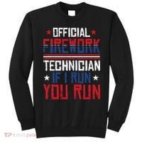 Firework Technician 4th Of July Funny USA Pyrotechnician Sweatshirt thumb 0