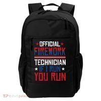Firework Technician 4th Of July Funny USA Pyrotechnician Backpack thumb 0