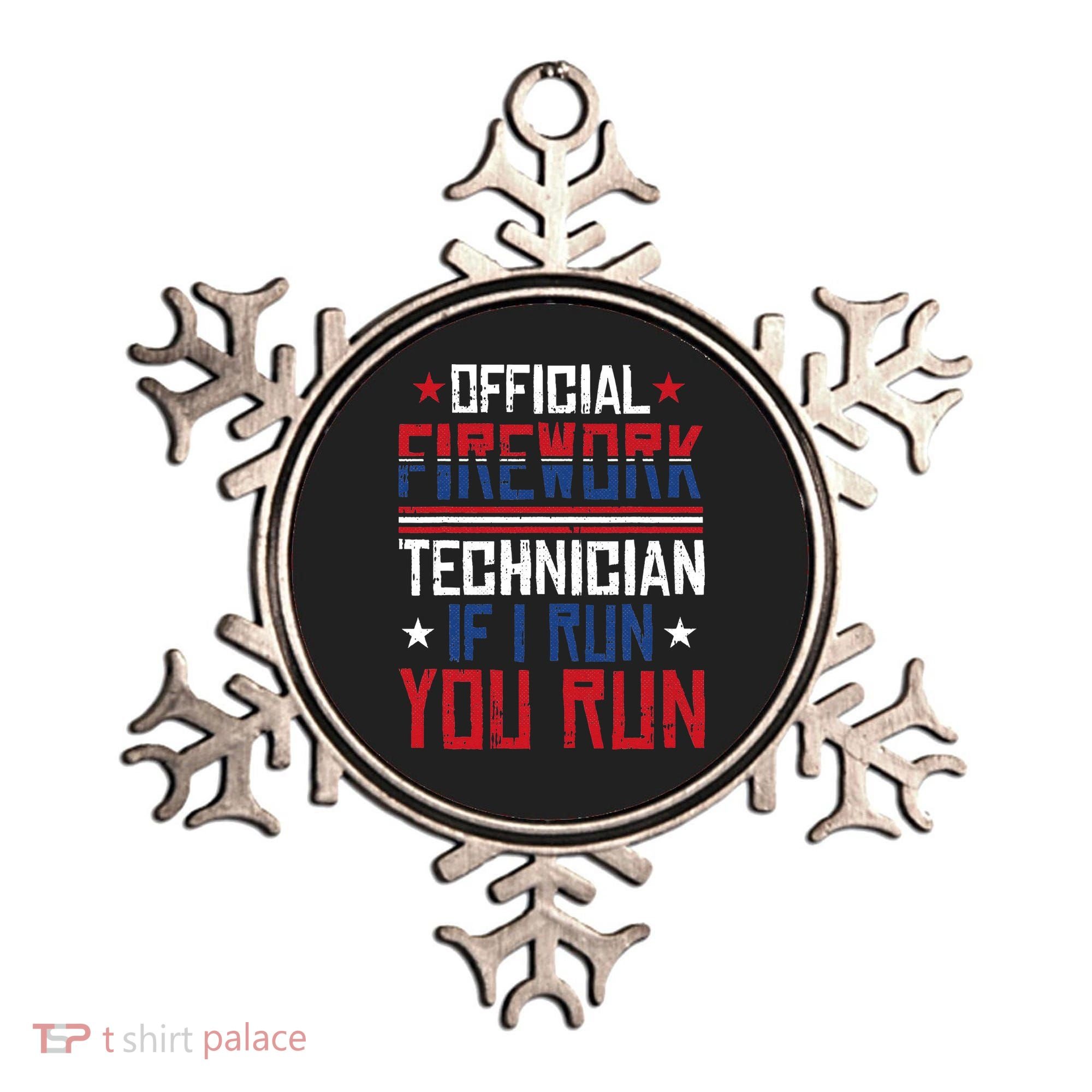 Firework Technician 4th Of July Funny USA Pyrotechnician Ornament