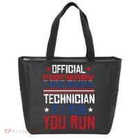 Firework Technician 4th Of July Funny USA Pyrotechnician Tote Bag thumb 0