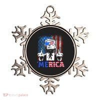 Funny Trump 4th Of July Merica American Flag Sunglasses Ornament thumb 0