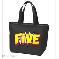 Five Text 5 Year Old Gift 5th Birthday Fifth Boy Tote Bag thumb 3