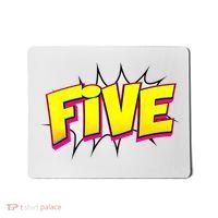 Five Text 5 Year Old Gift 5th Birthday Fifth Boy Mousepad thumb 0