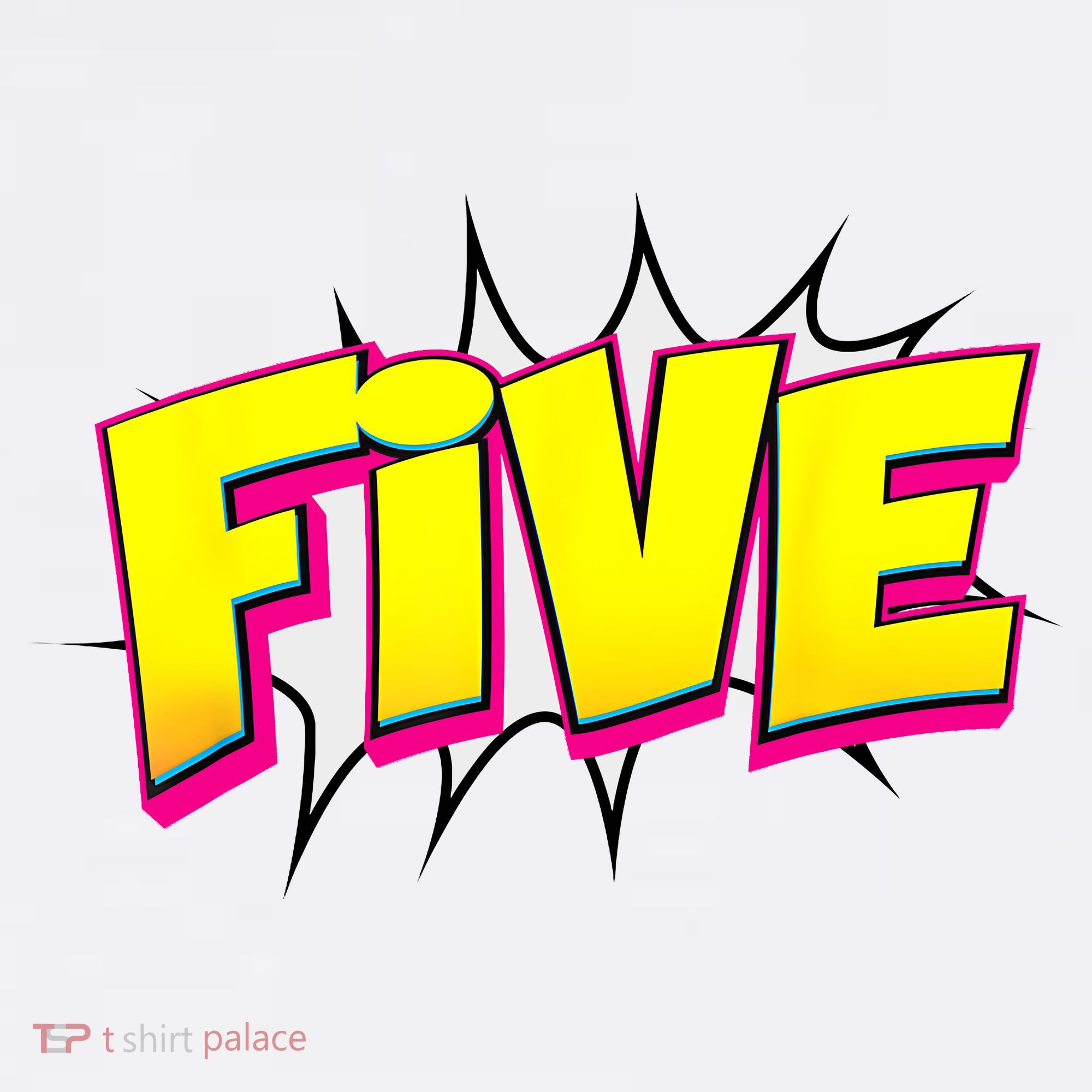 Five Text 5 Year Old Gift 5th Birthday Fifth Boy Kids Sweatshirt