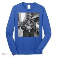 Funny Trump And Cat Funny Political  Long Sleeve Shirt thumb 0