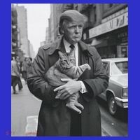 Funny Trump And Cat Funny Political  T-Shirt thumb 7