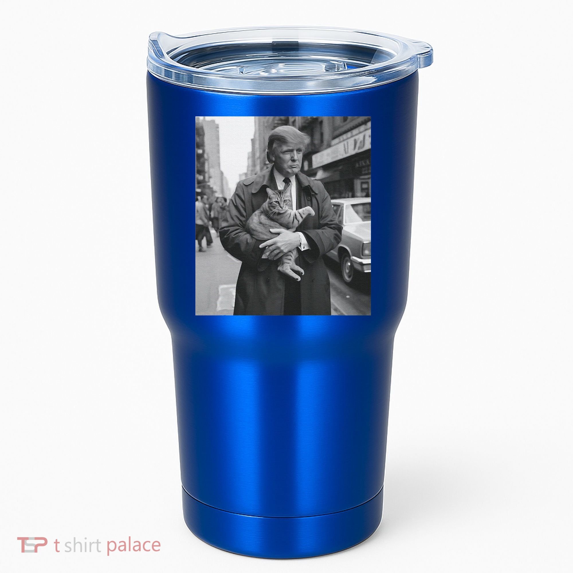 Funny Trump And Cat Funny Political  Tumbler