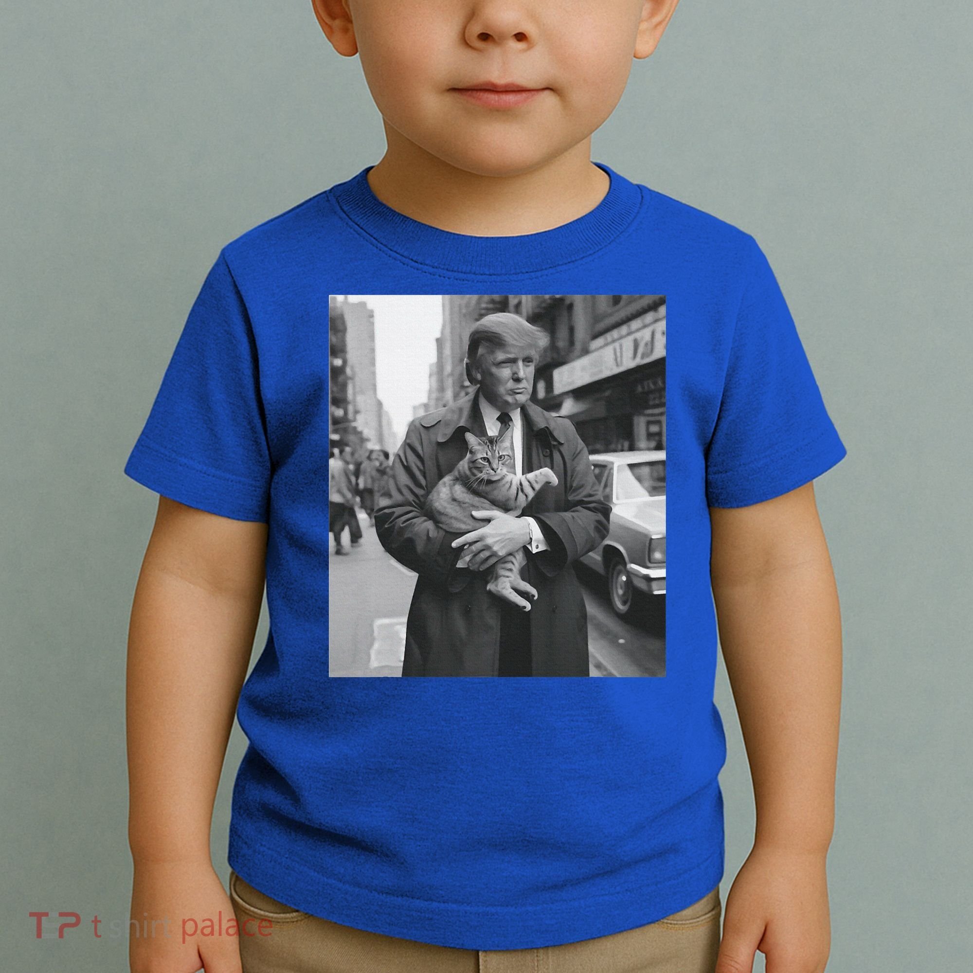 Funny Trump And Cat Funny Political  Toddler T-Shirt