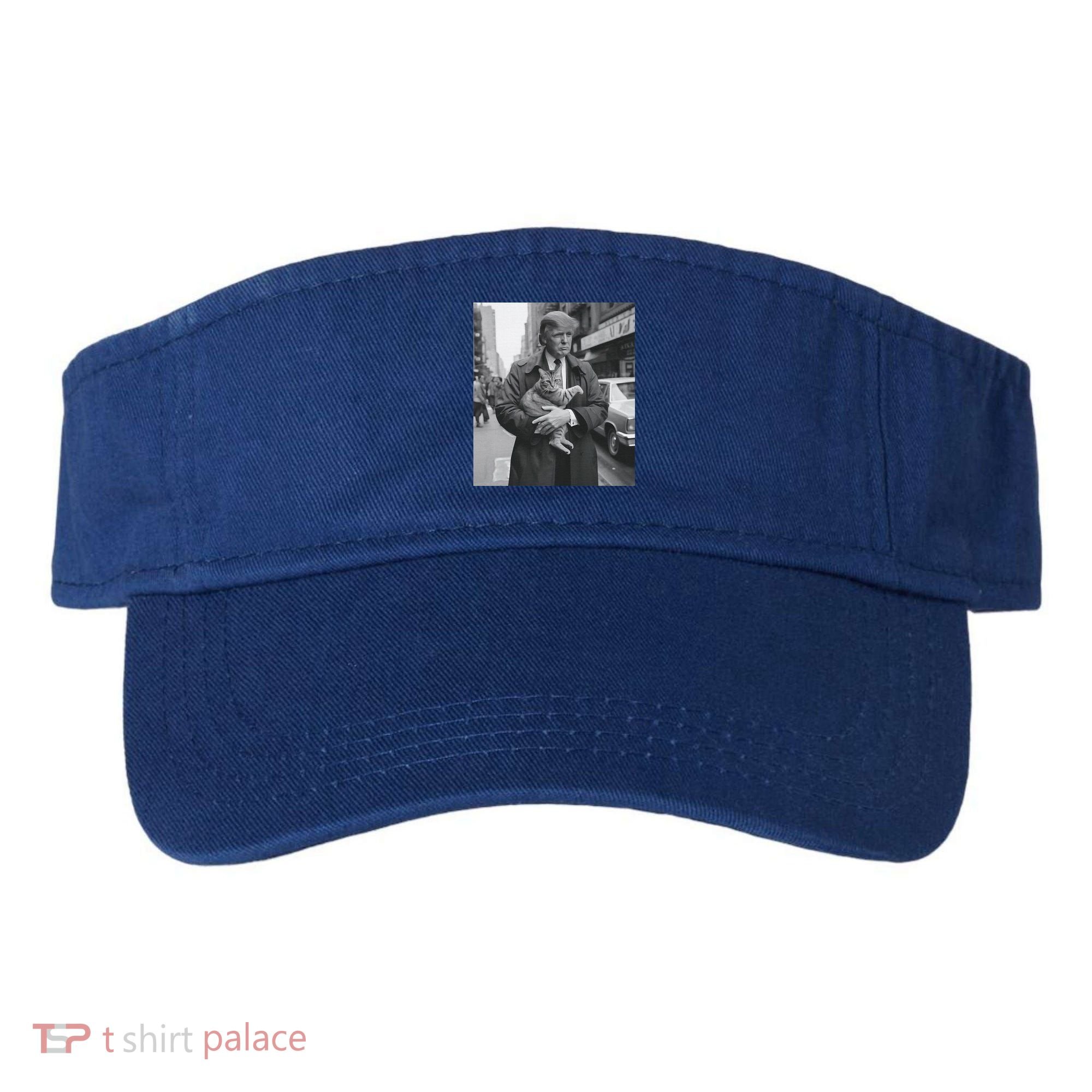 Funny Trump And Cat Funny Political  Visor