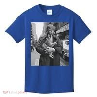 Funny Trump And Cat Funny Political  Kids T-Shirt thumb 0