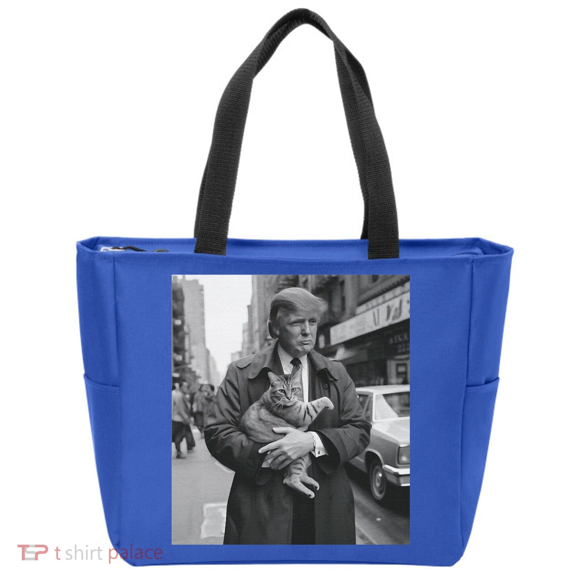 Funny Trump And Cat Funny Political  Tote Bag