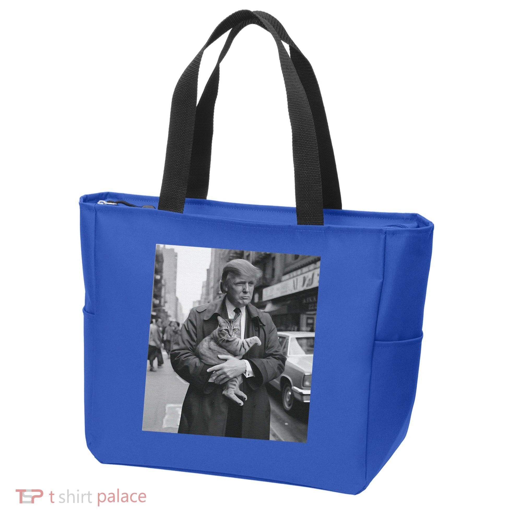 Funny Trump And Cat Funny Political  Tote Bag