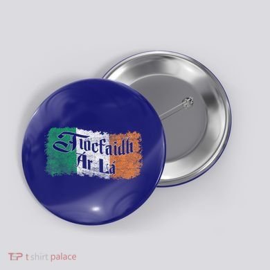 Funny Tiocfaidh Ar La Gift Vintage Ireland Irish Flag Gift Button
