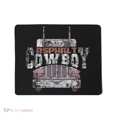 Funny Trucker Asphalt Cowboy Cool Truck Driver Mousepad