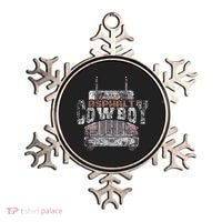 Funny Trucker Asphalt Cowboy Cool Truck Driver Ornament thumb 0
