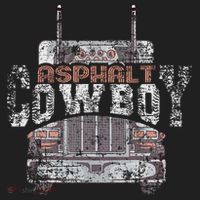 Funny Trucker Asphalt Cowboy Cool Truck Driver Golf Towel thumb 3