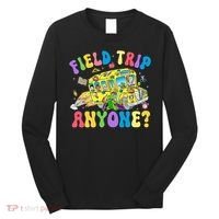 Field Trip Anyone Field Day Let The Games Begin School Bus Long Sleeve Shirt thumb 0