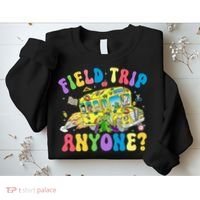 Field Trip Anyone Field Day Let The Games Begin School Bus Sweatshirt thumb 2