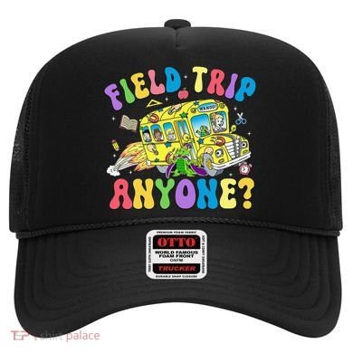 Field Trip Anyone Field Day Let The Games Begin School Bus Hat