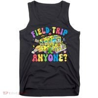 Field Trip Anyone Field Day Let The Games Begin School Bus Tank Top thumb 0
