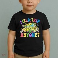 Field Trip Anyone Field Day Let The Games Begin School Bus Toddler T-Shirt thumb 2