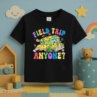 Field Trip Anyone Field Day Let The Games Begin School Bus Toddler T-Shirt thumb 3