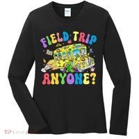 Field Trip Anyone Field Day Let The Games Begin School Bus Women's Long Sleeve Shirt thumb 0