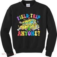 Field Trip Anyone Field Day Let The Games Begin School Bus Kids Sweatshirt thumb 0