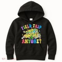 Field Trip Anyone Field Day Let The Games Begin School Bus Kids Hoodie thumb 0