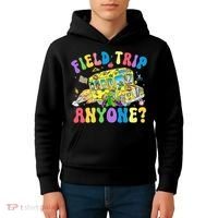 Field Trip Anyone Field Day Let The Games Begin School Bus Kids Hoodie thumb 4